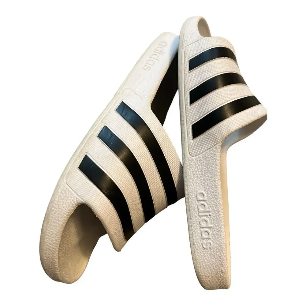Adidas Adilette men’s slip on sandals size 8